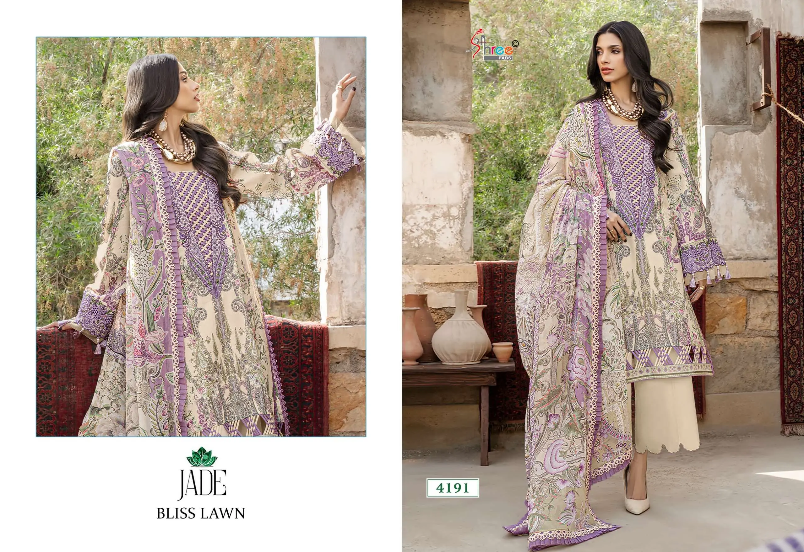 Shree Fabs Jade Bliss Lawn Collection - Image 3