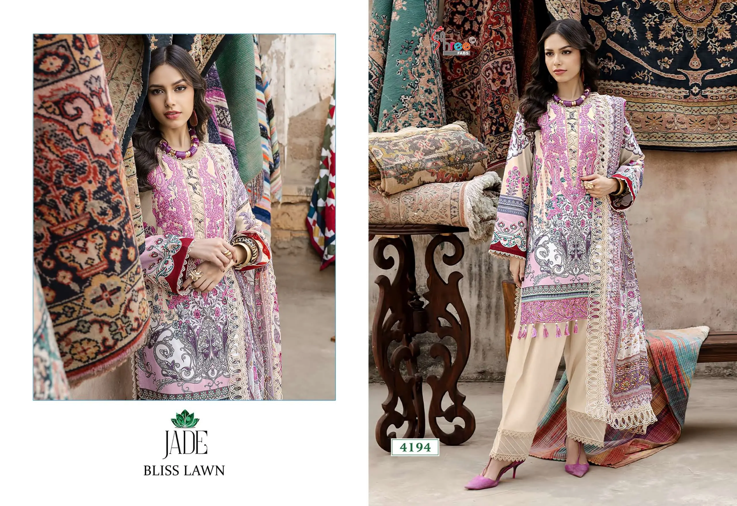 Shree Fabs Jade Bliss Lawn Collection - Image 4