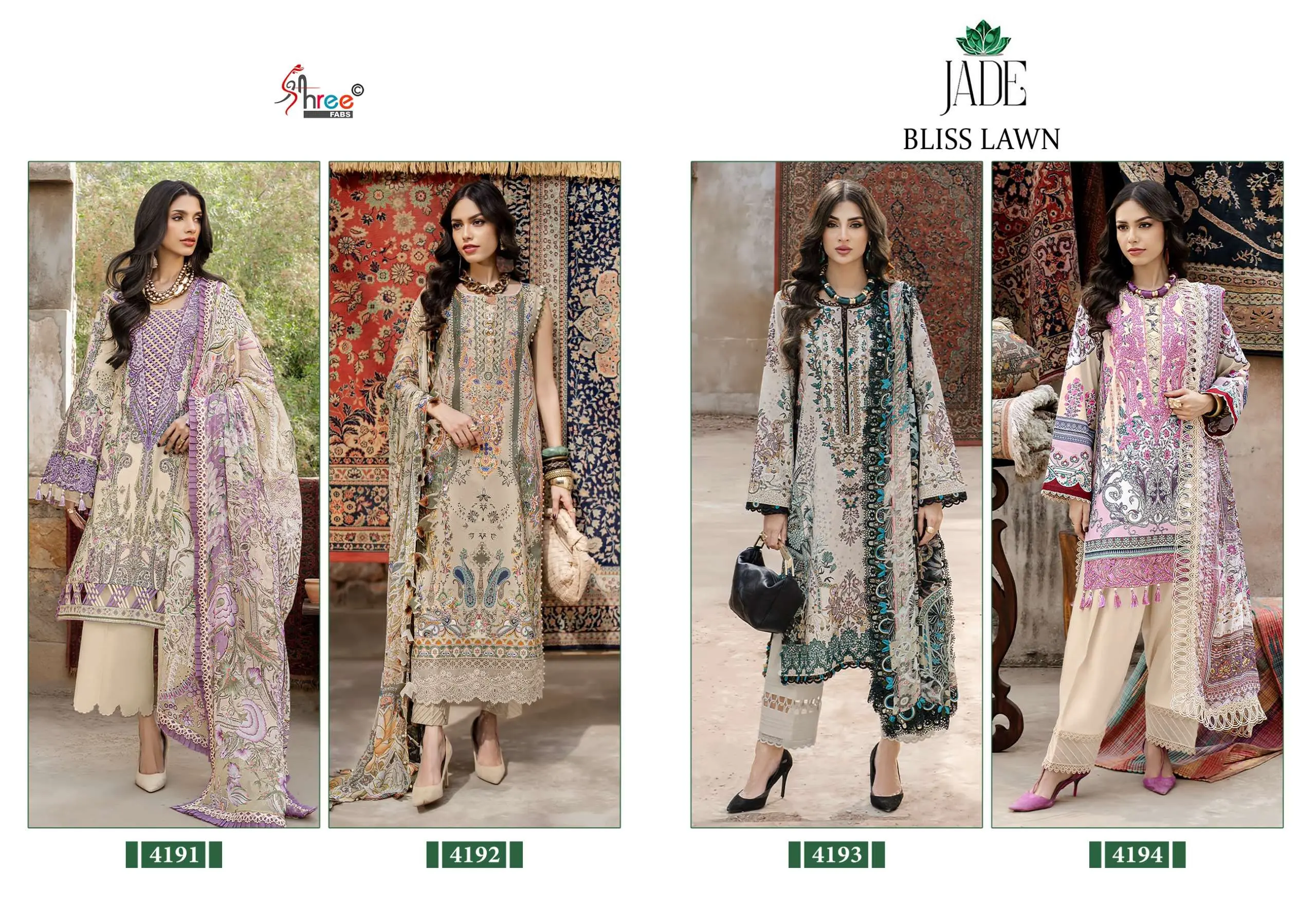 Shree Fabs Jade Bliss Lawn Collection - Image 6