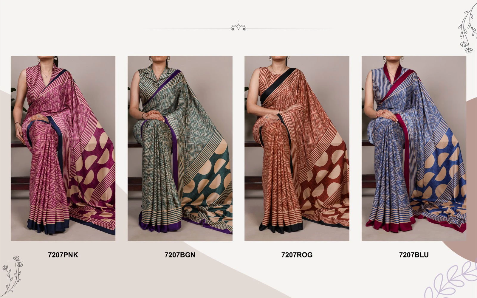 Taraa Kalki Vol 2 Dull Satin Printed Saree Collection - Image 10