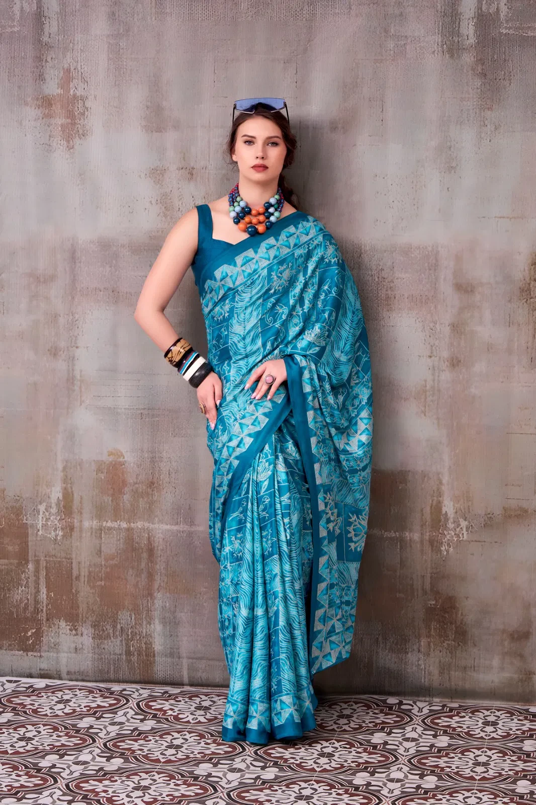 Taraa Kashviya Vol 1 Satin Silk Printed Saree Collection - Image 2