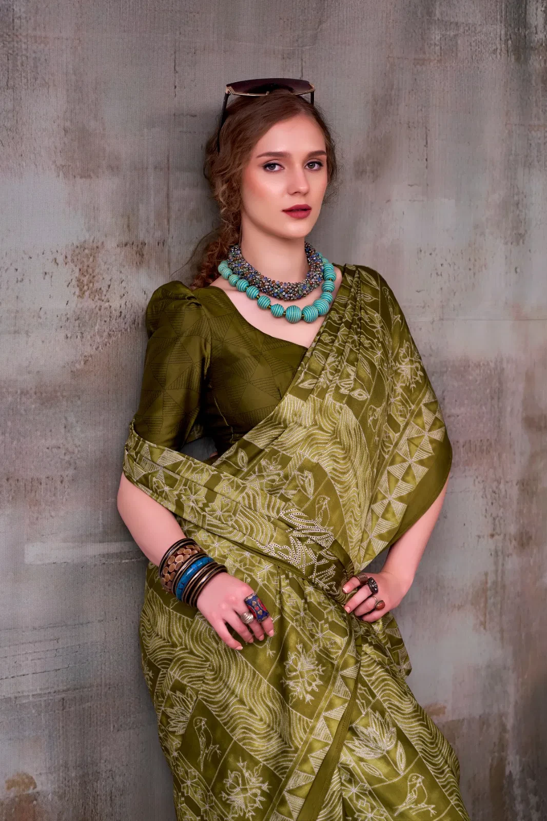 Taraa Kashviya Vol 1 Satin Silk Printed Saree Collection - Image 8