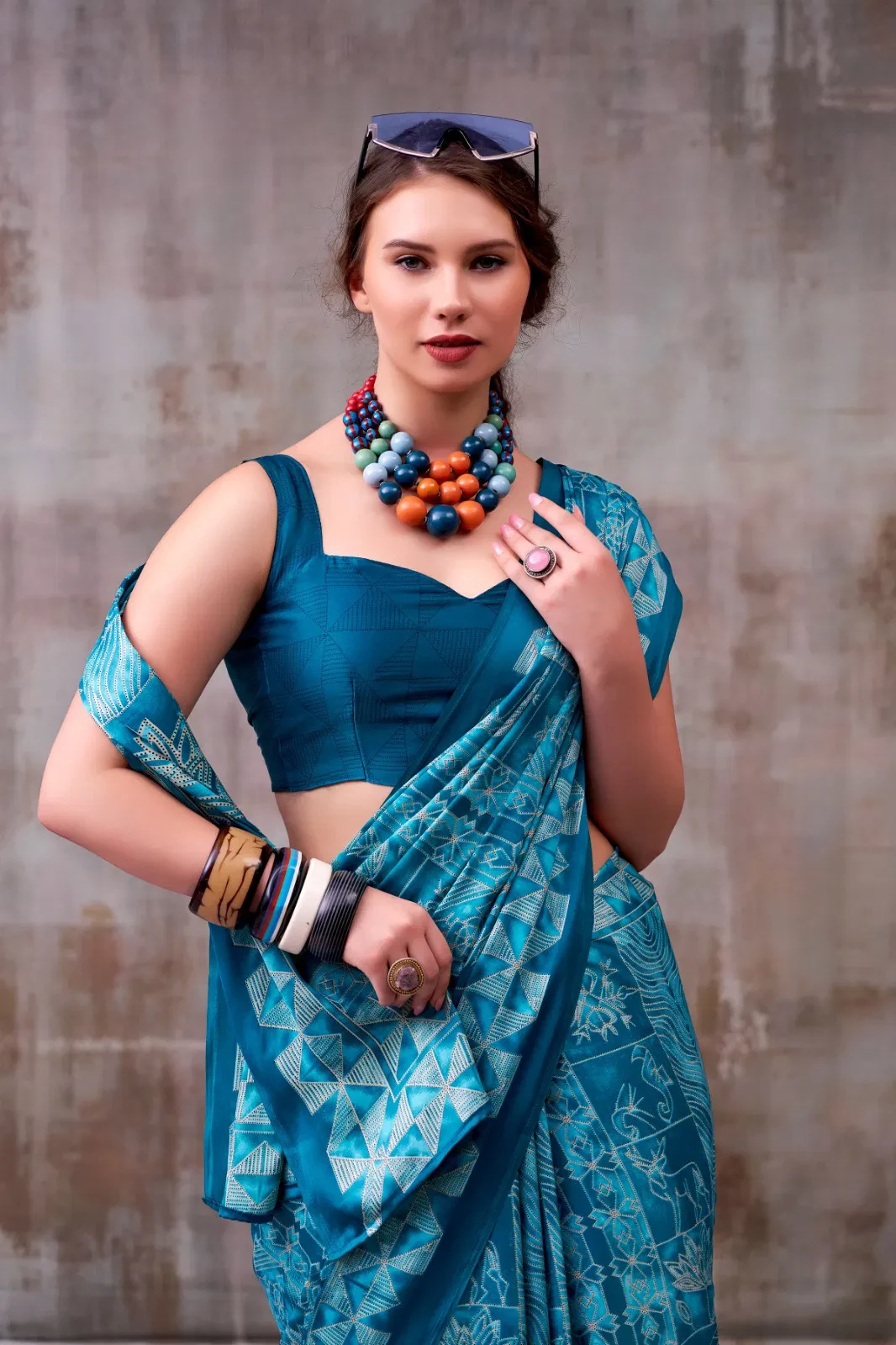 Taraa Kashviya Vol 1 Satin Silk Printed Saree Collection - Image 9