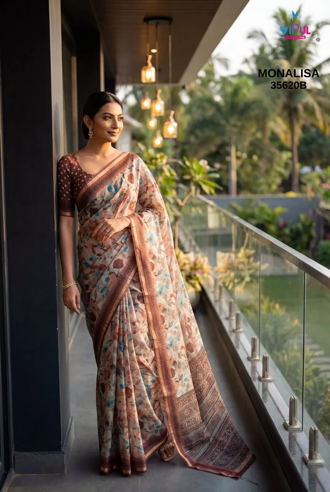 Vipul Monalisa 35620 a to D Mal Cotton Saree Collection - Image 3