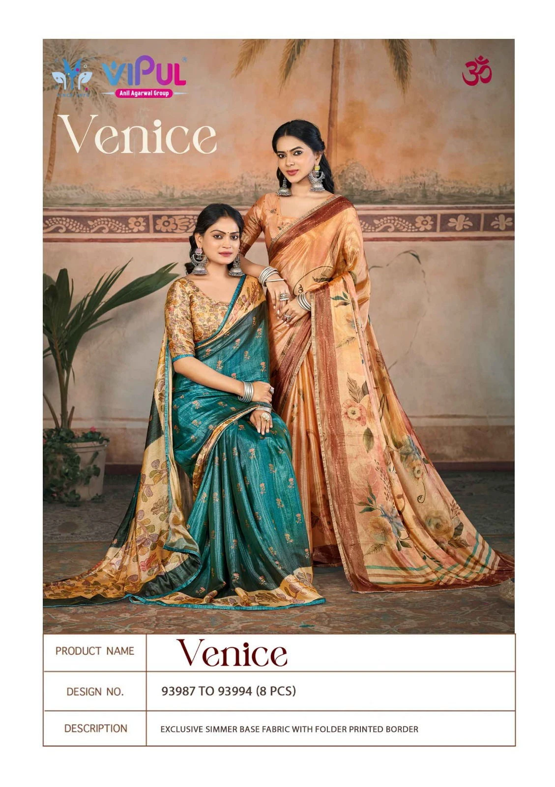 Vipul Venice Shimmer Printed Fancy Saree Collection - Image 10