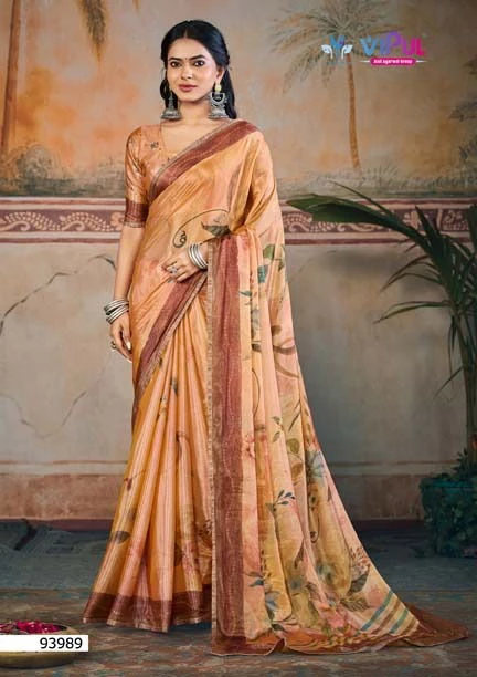 Vipul Venice Shimmer Printed Fancy Saree Collection - Image 4