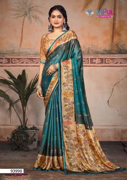 Vipul Venice Shimmer Printed Fancy Saree Collection - Image 5