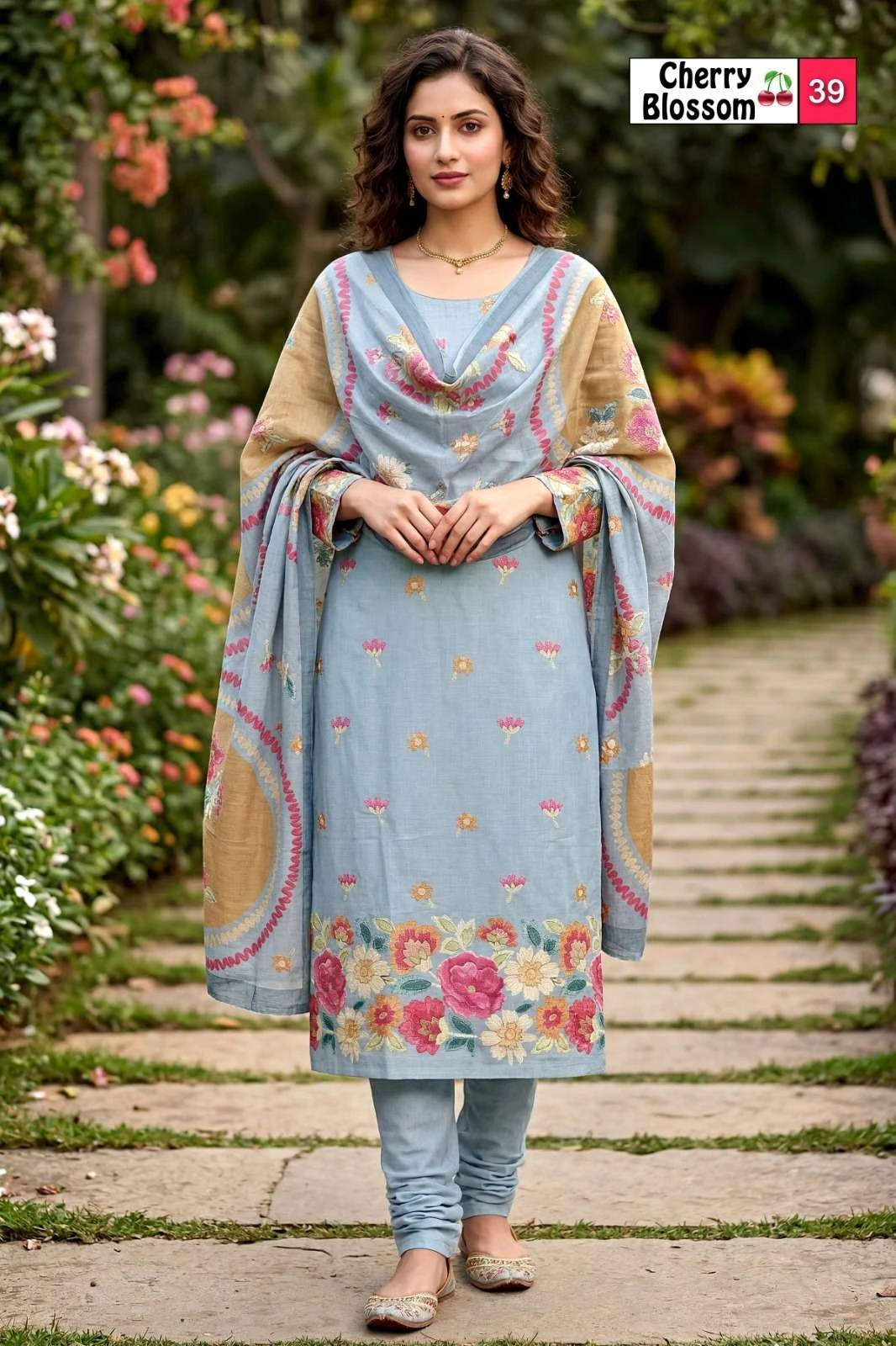 Vishwam Fabric Cherry Blossom - Image 10