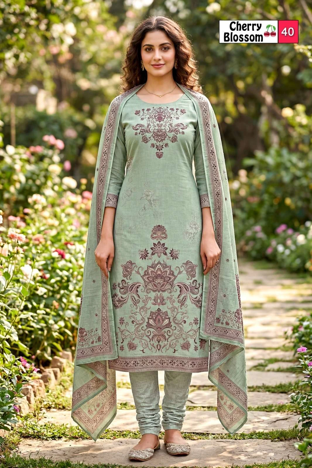 Vishwam Fabric Cherry Blossom - Image 11