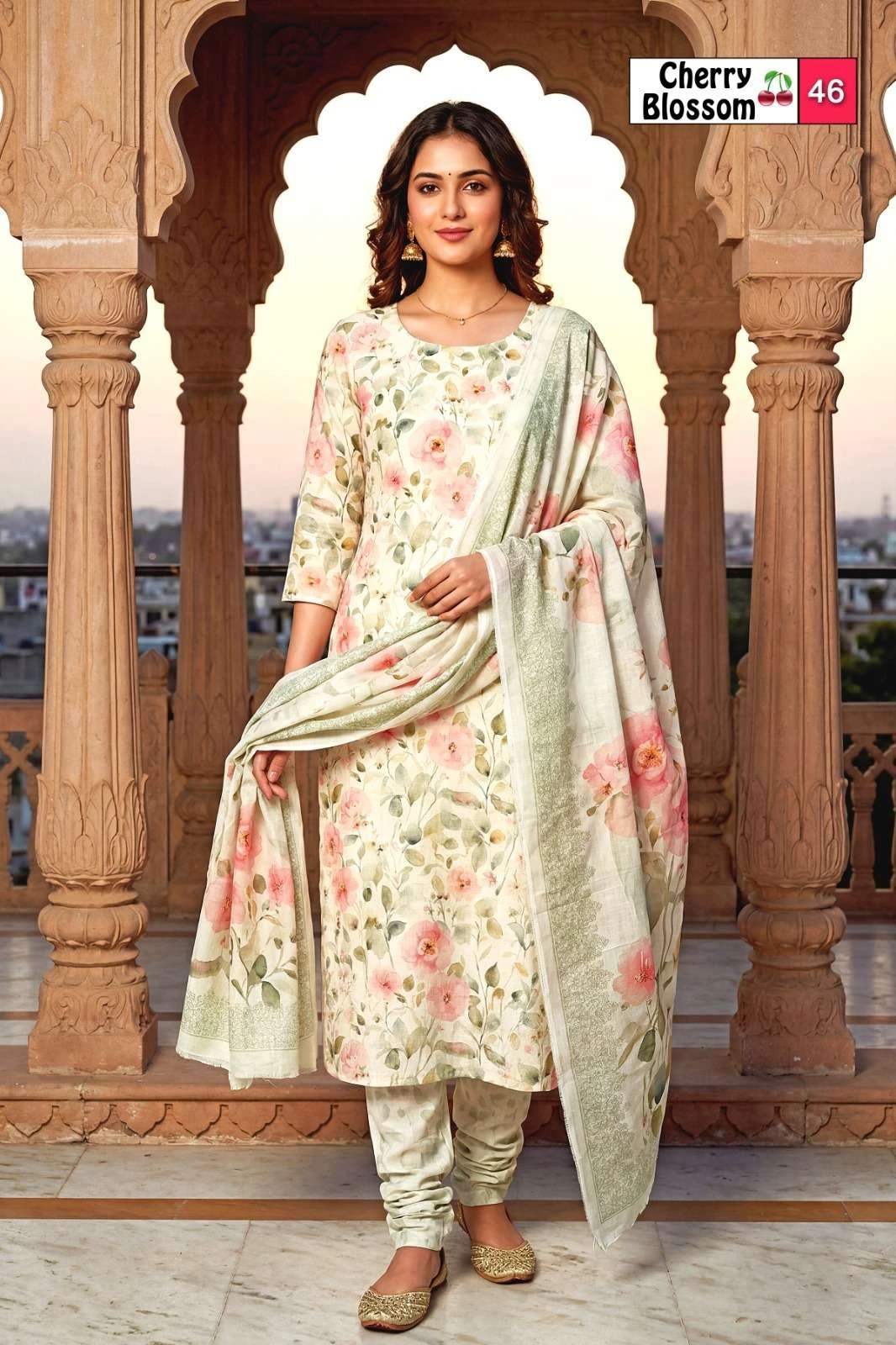 Vishwam Fabric Cherry Blossom - Image 13