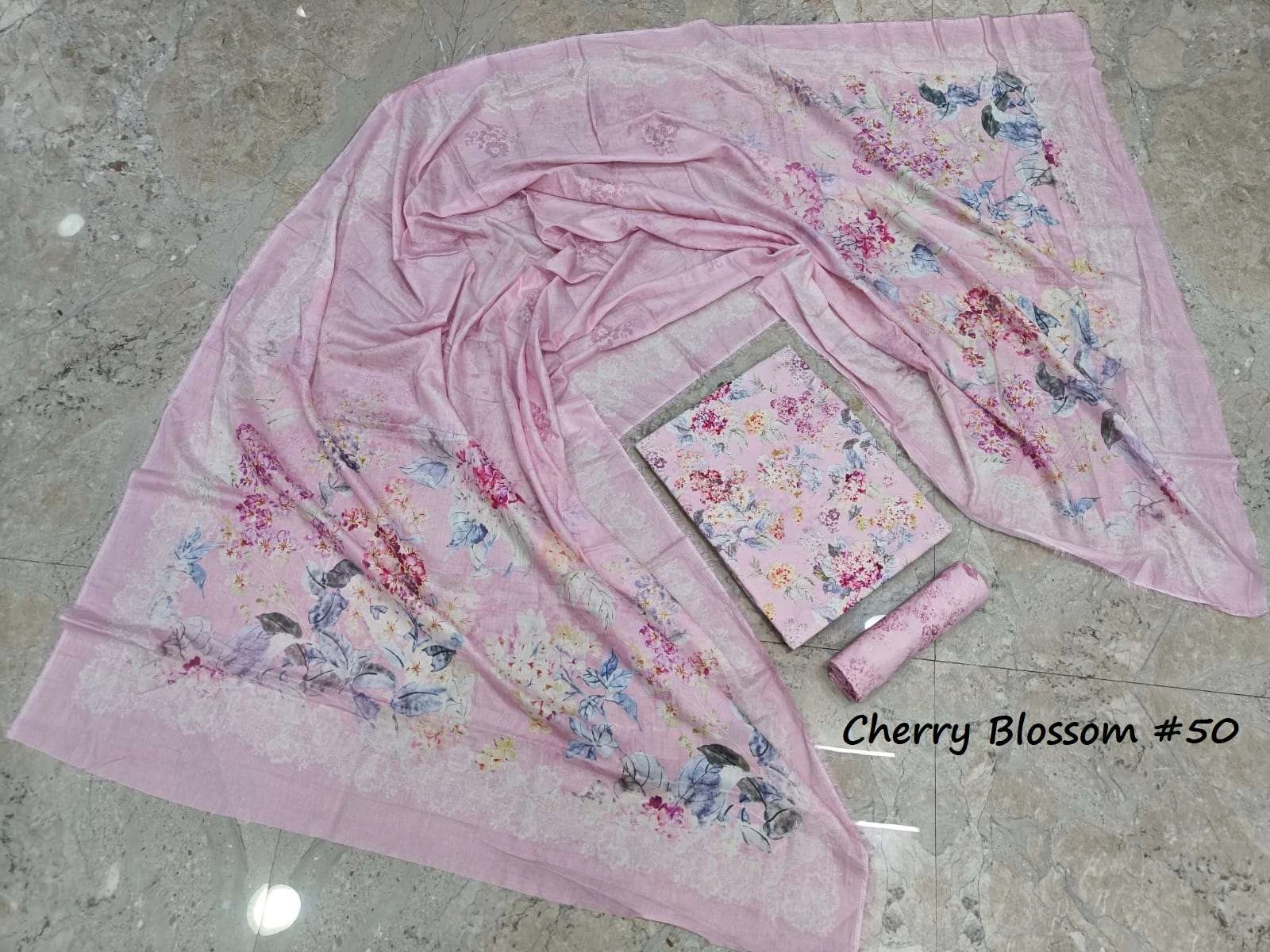 Vishwam Fabric Cherry Blossom - Image 14