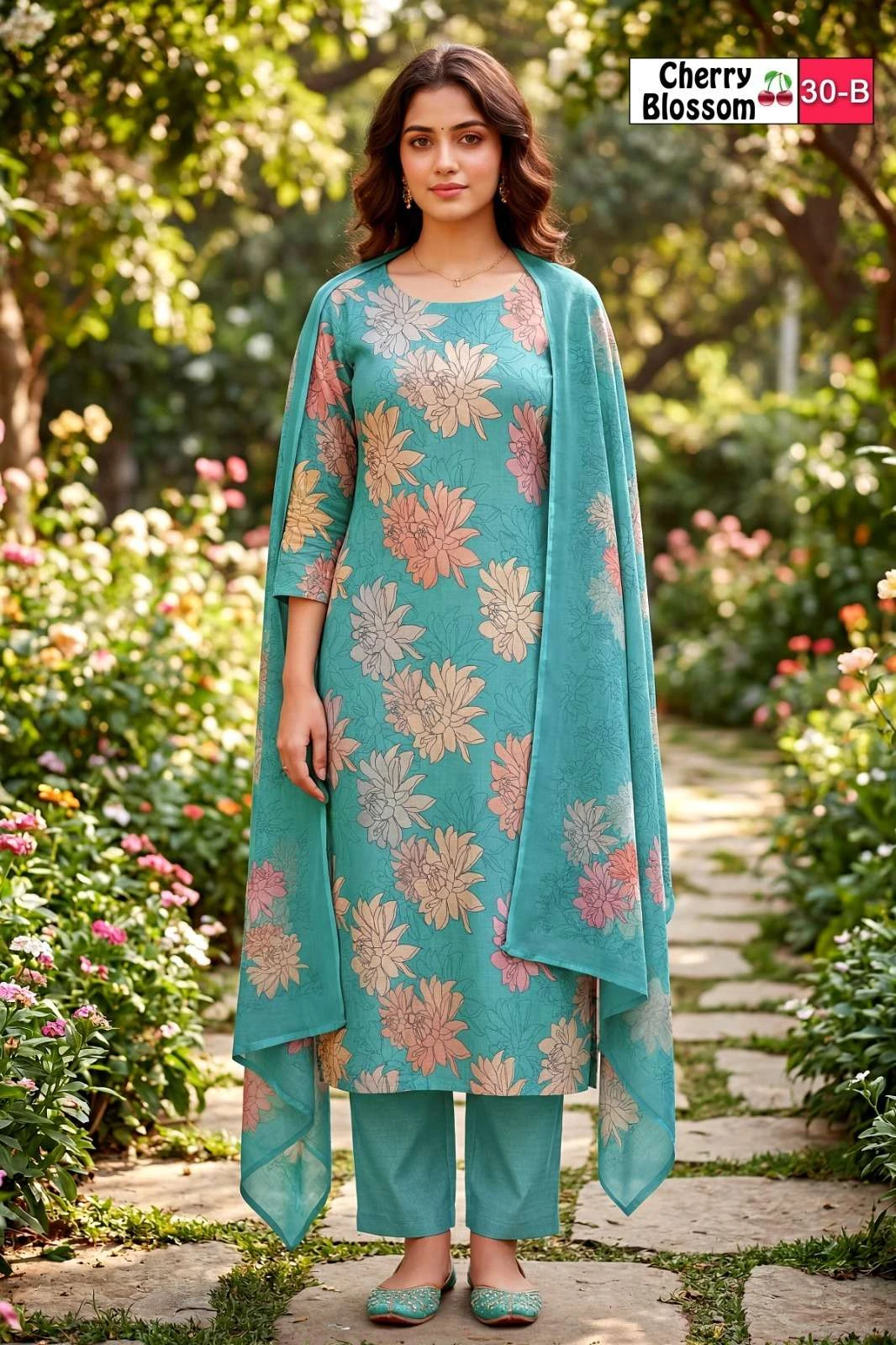 Vishwam Fabric Cherry Blossom - Image 18