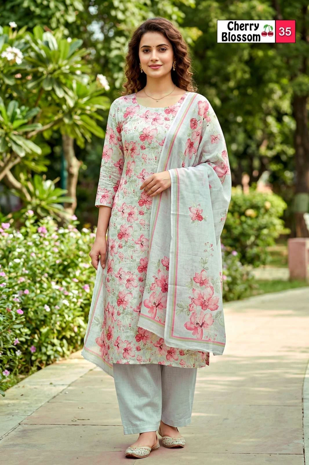 Vishwam Fabric Cherry Blossom - Image 6