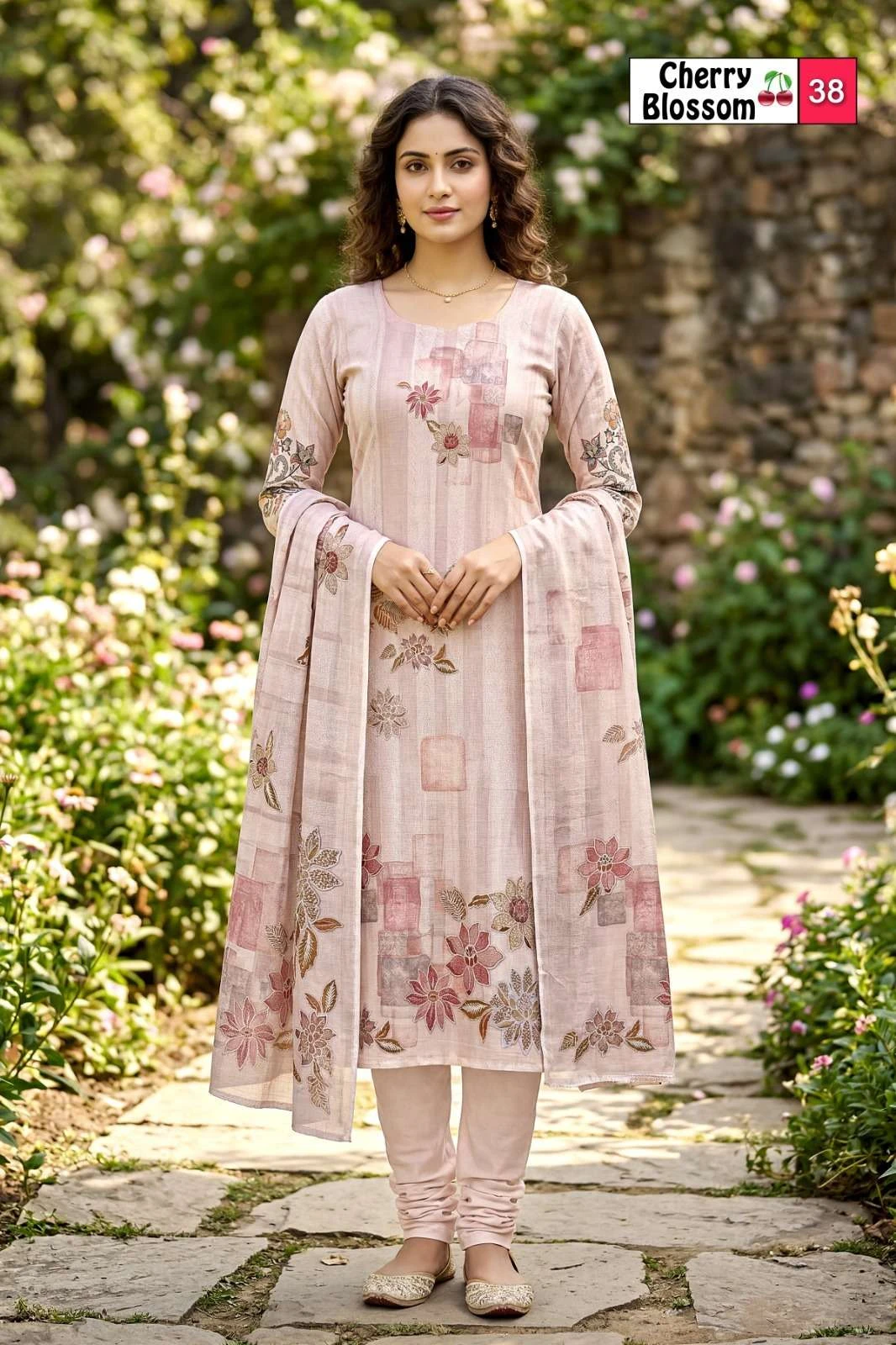 Vishwam Fabric Cherry Blossom - Image 8