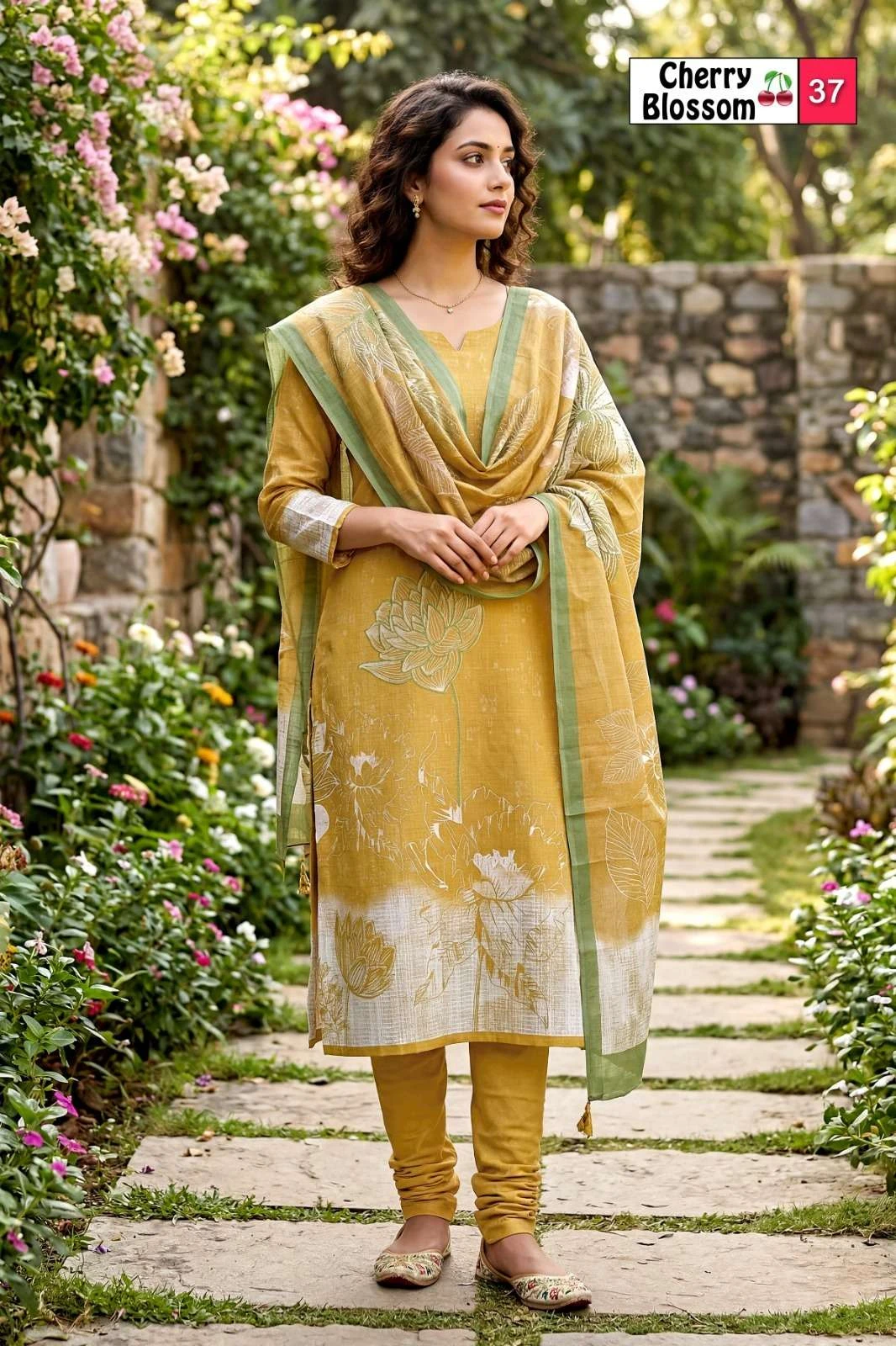 Vishwam Fabric Cherry Blossom - Image 9