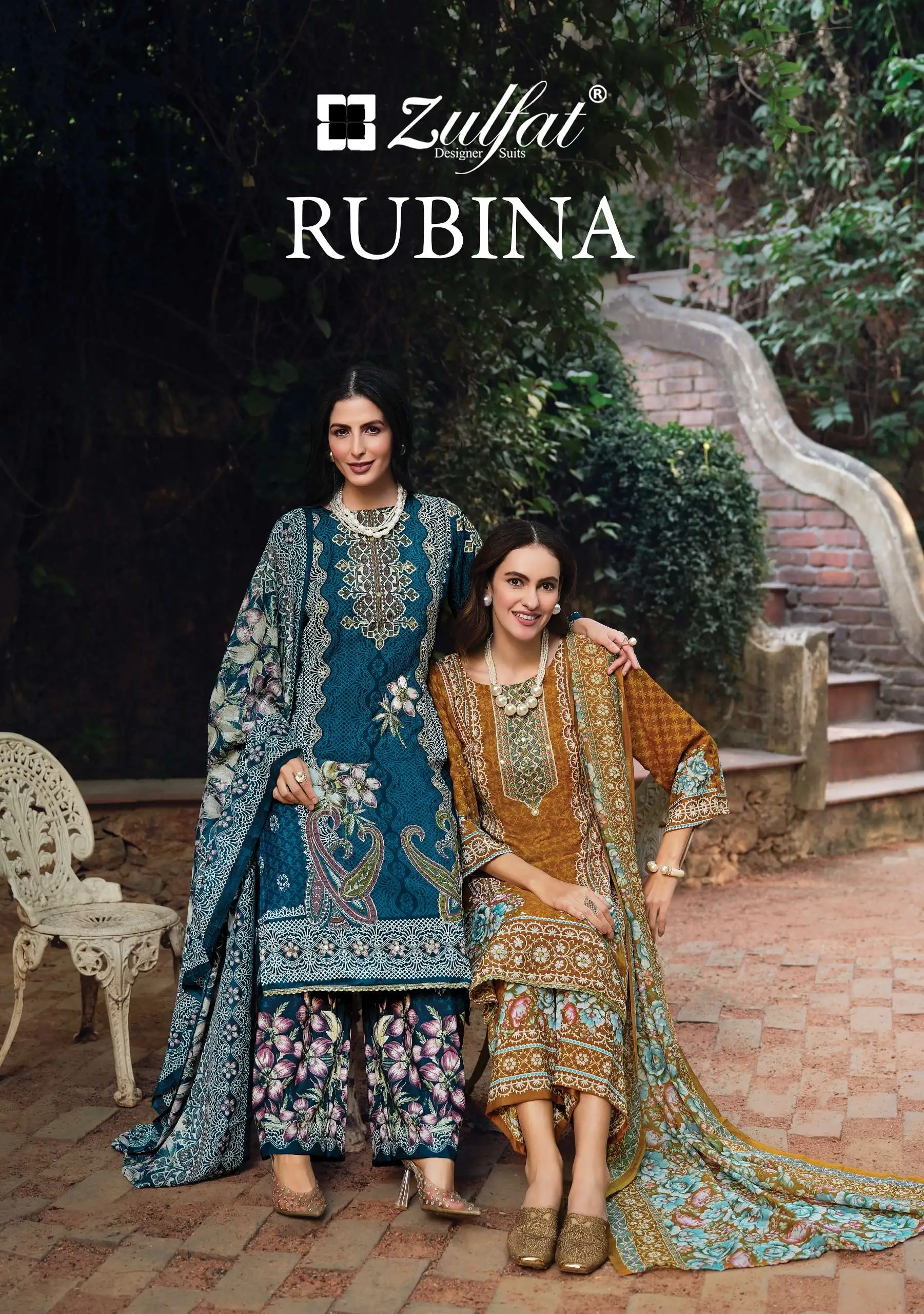Zulfat Designer Suits Rubina