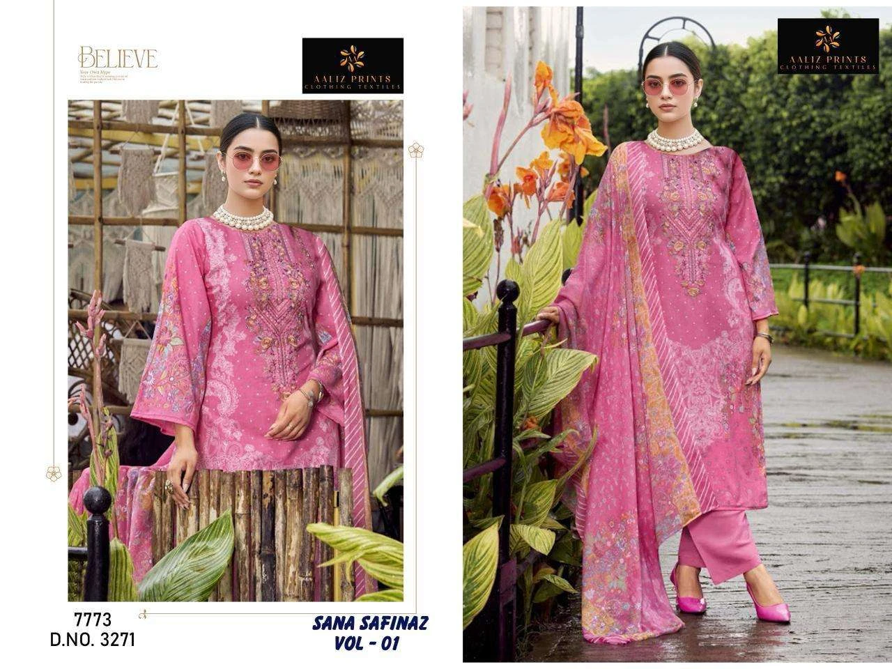 Aaliz Print Sana Safinaz Vol 1 - Image 10