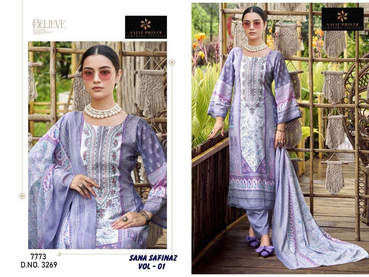 Aaliz Print Sana Safinaz Vol 1 - Image 2