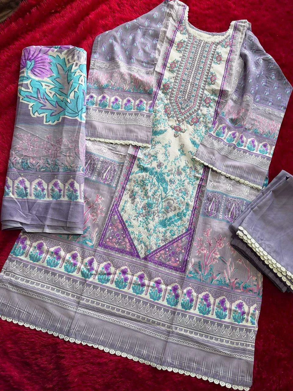 Aaliz Print Sana Safinaz Vol 1 - Image 7