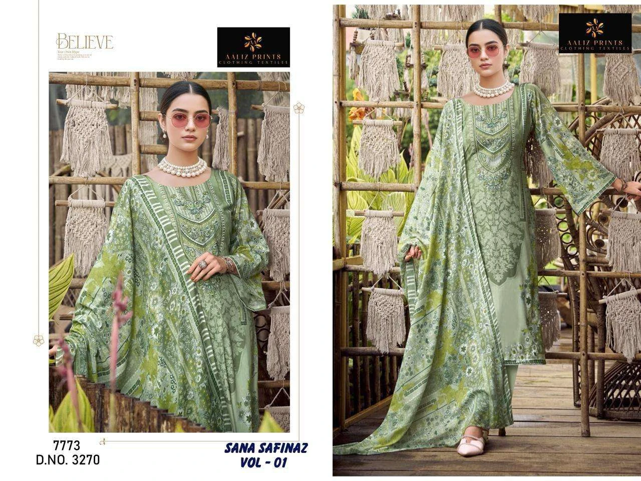 Aaliz Print Sana Safinaz Vol 1 - Image 8