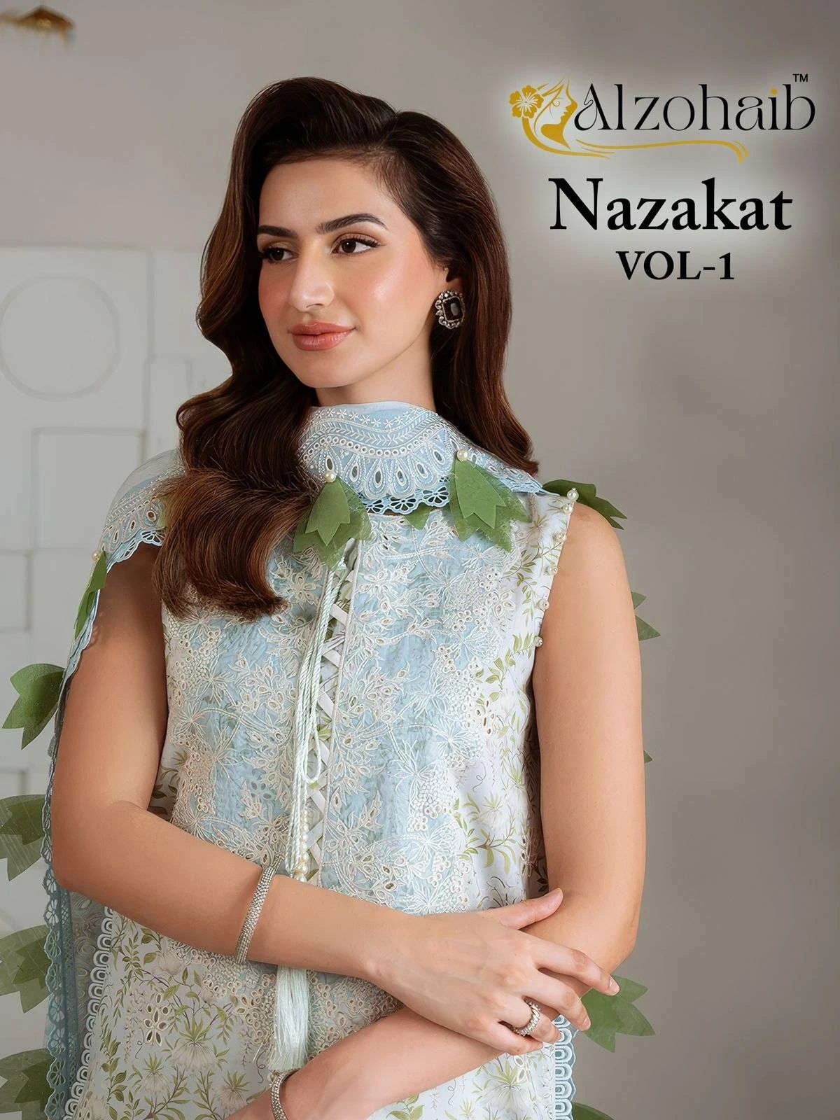 Al zohaib nazakat Vol 1 karachi readymade kurti pant with dupatta