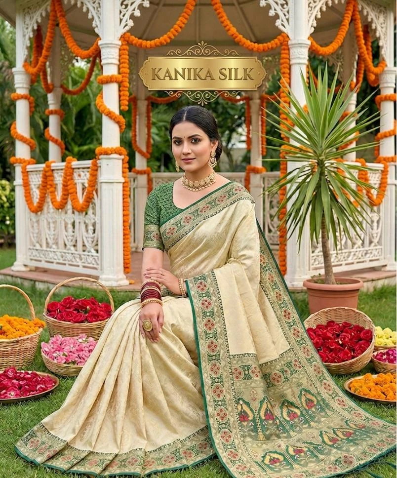 Ast Kanika Silk Banarasi Silk Wedding Saree Collection