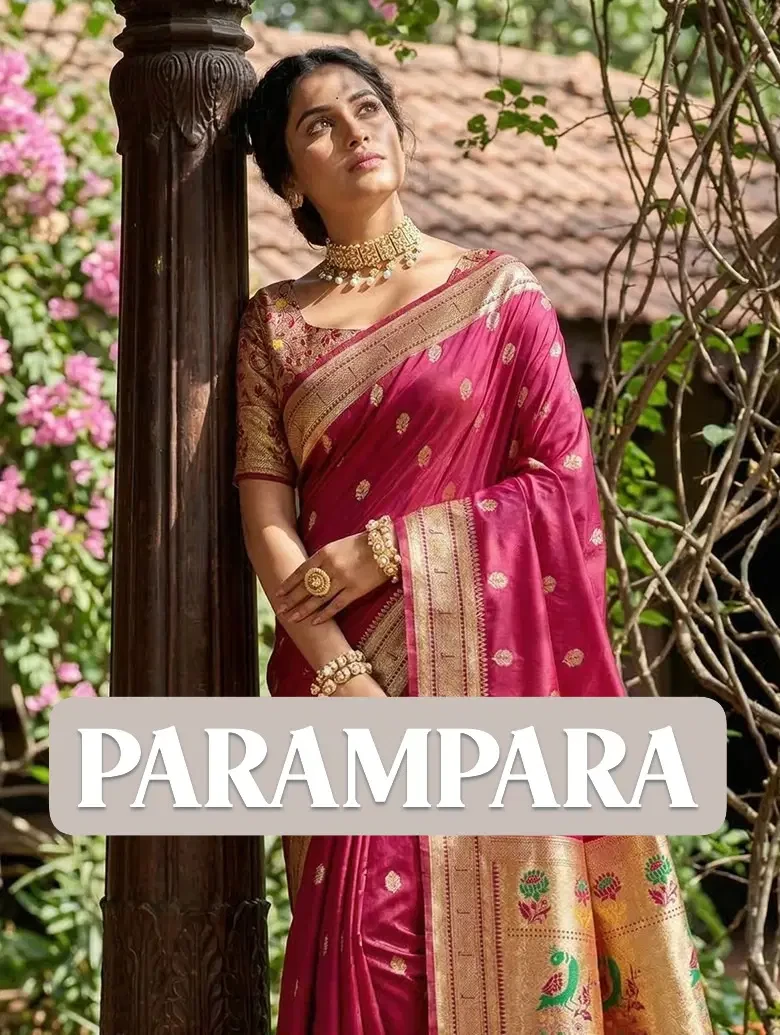 Ast Parampara Paithani Soft Silk Festival Saree Collection