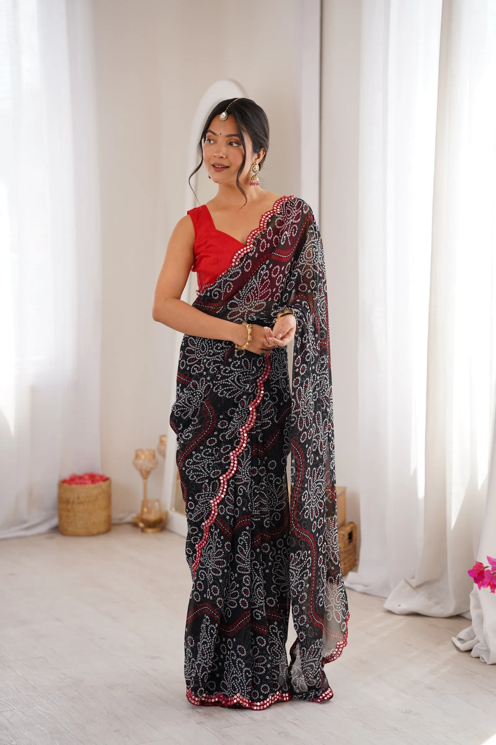 Bandhani Vol 1 Heavy Georgette Printed Saree Collcetion