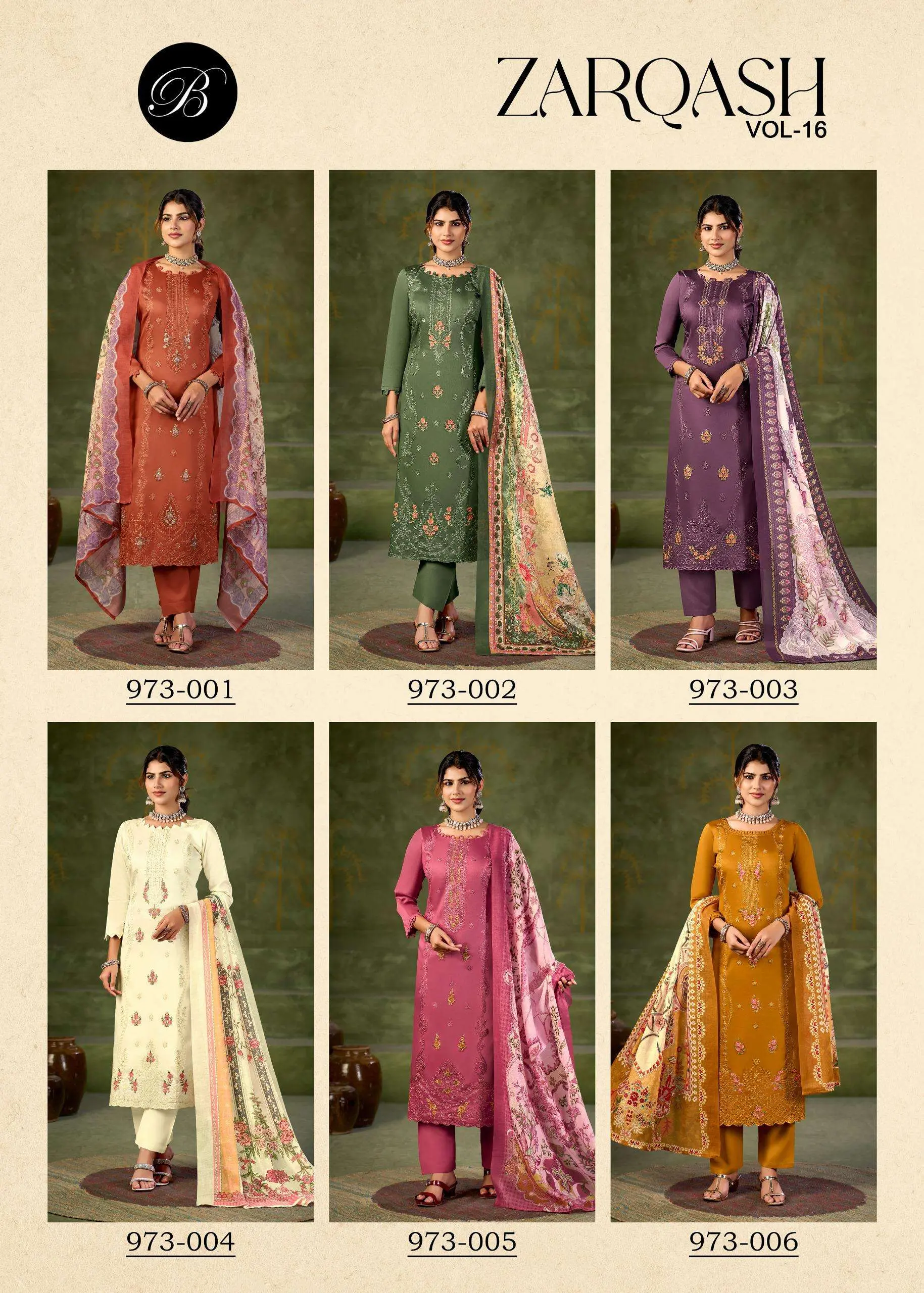 Belliza Designer Studio Zarqash Vol 16