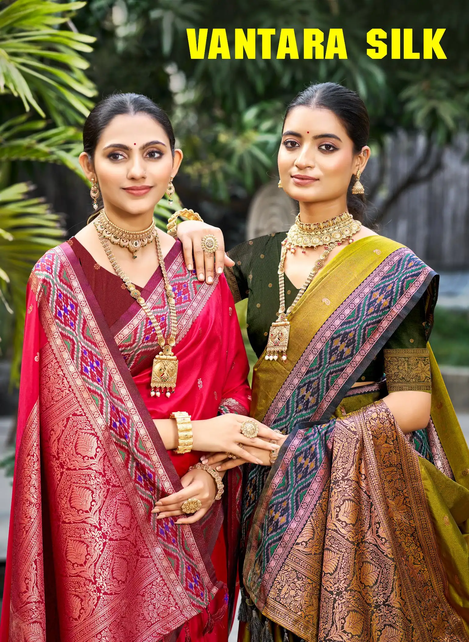 Bunawat Vantara Silk Soft Silk Woven Worked Party Wear Saree Collection