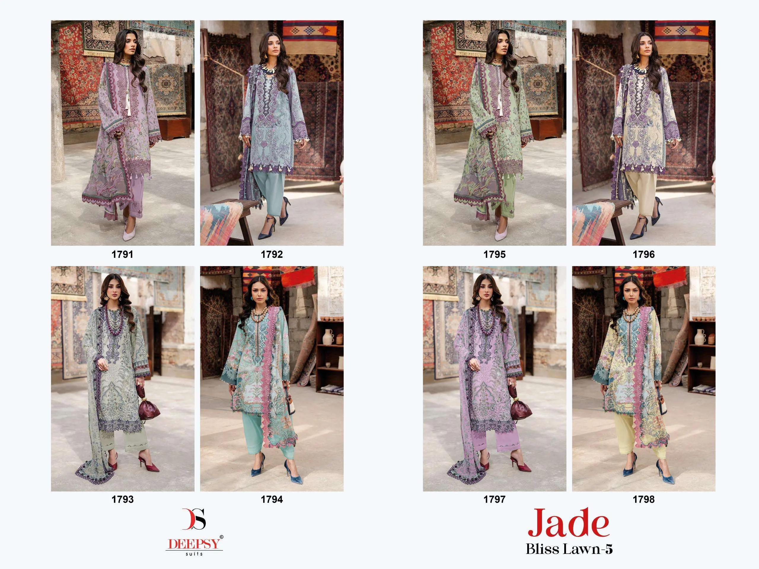 Deepsy Suits Jade Bliss Lawn Vol 5 - Image 6