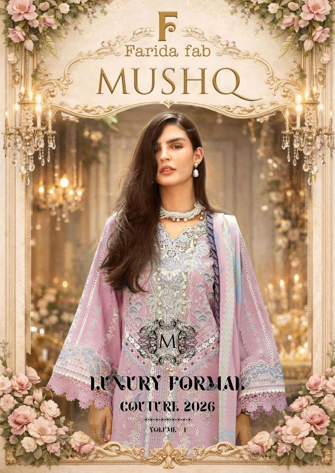 Farida Fab mushq Karachi readymade Kurti Pant With Dupatta