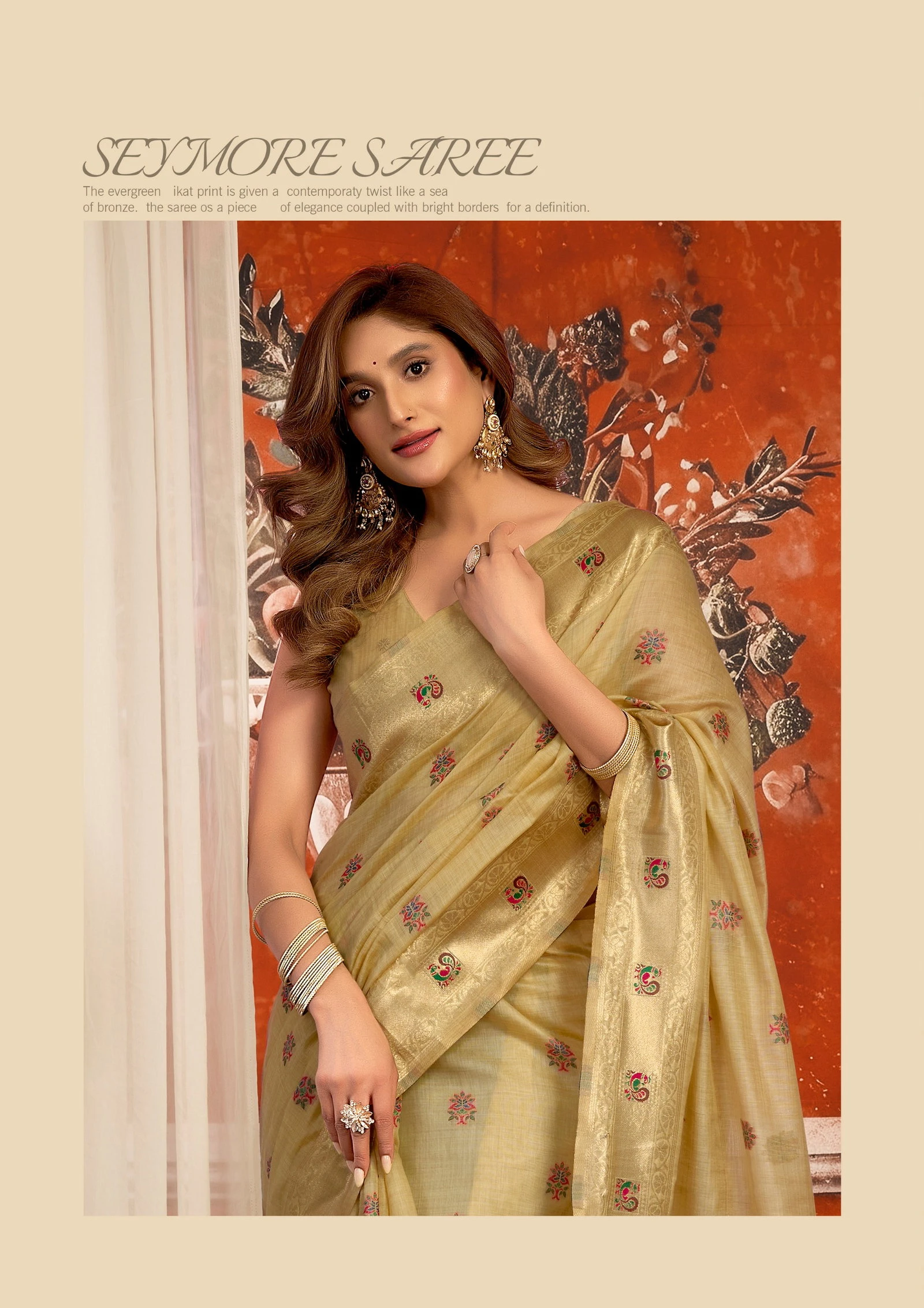 Gobuni Sakshi Pathani Zari Work Festive Wear Saree Collection