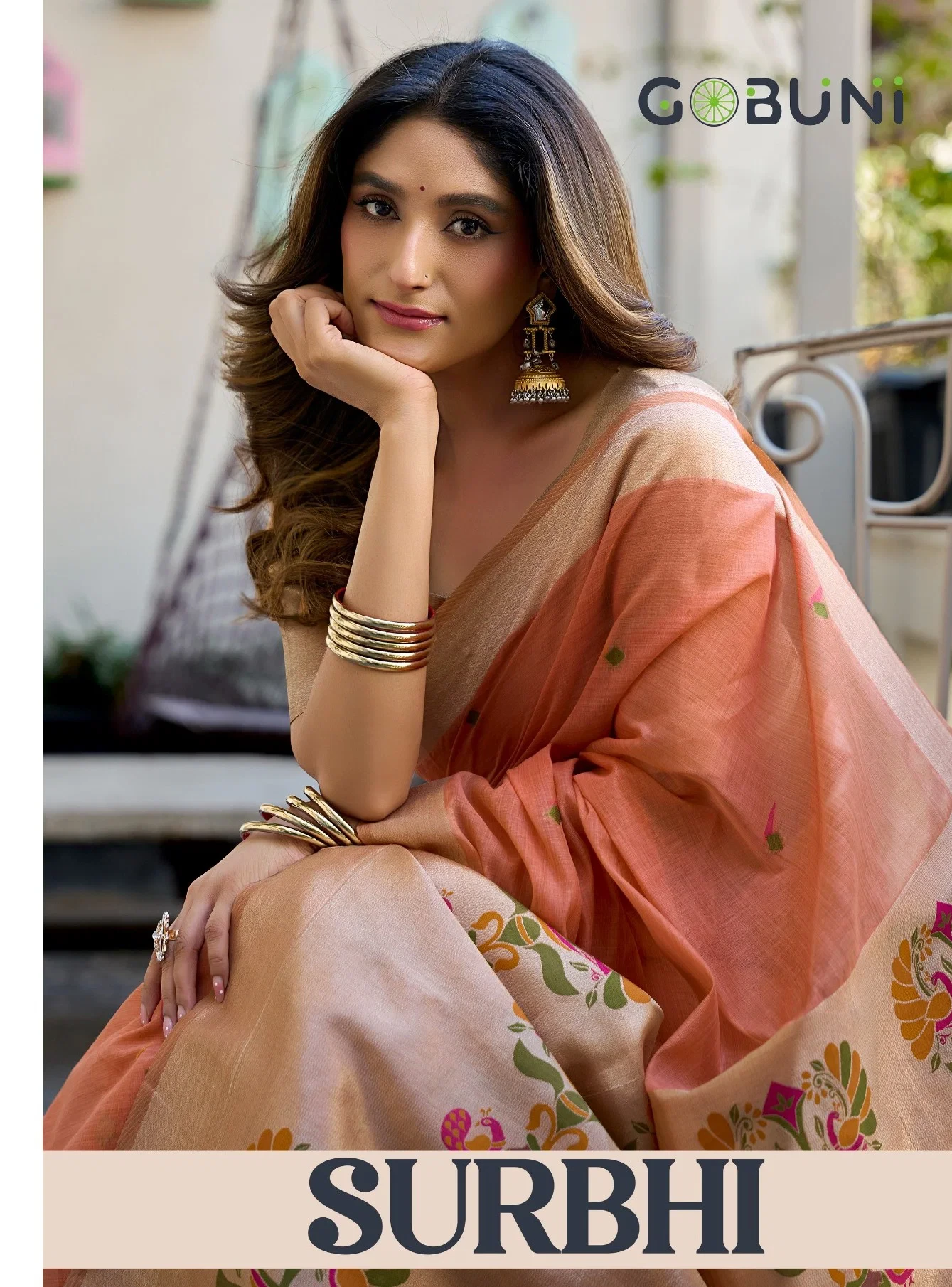 Gobuni Surbhi Cotton Jacquard Festival Wear Saree Collection