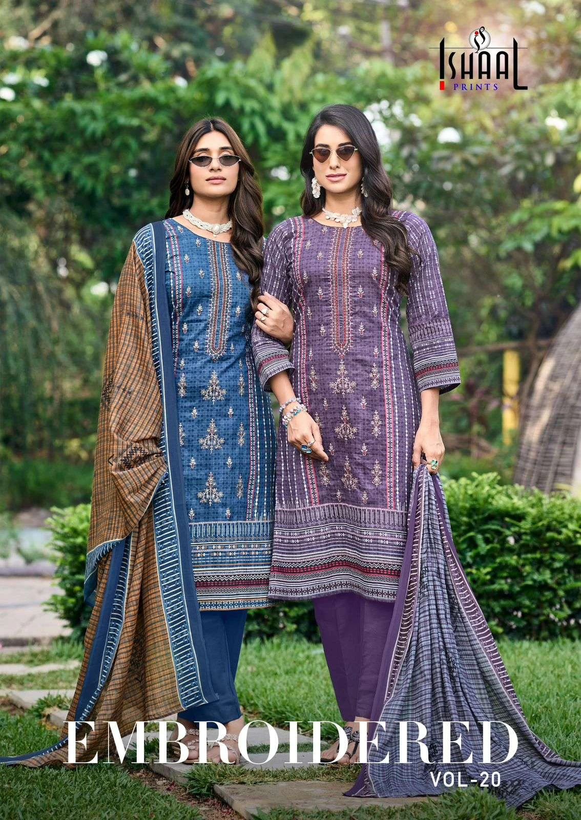 Ishaal Prints Embroidered Vol 20