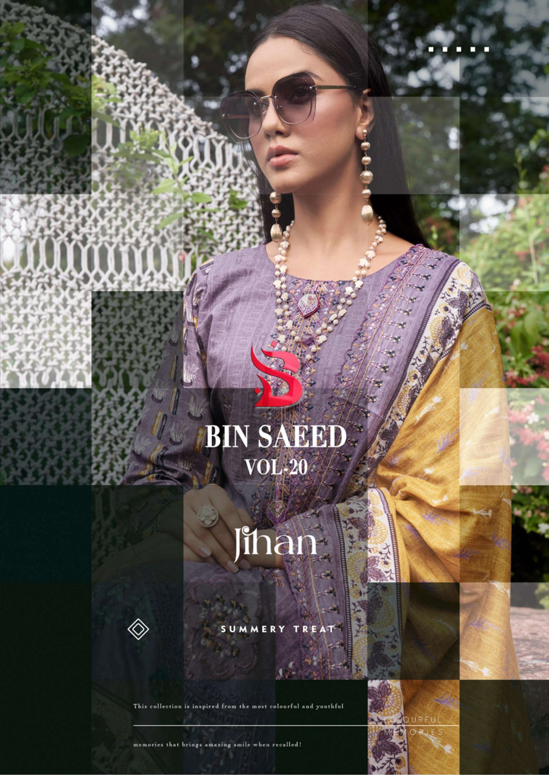 Jihan Bin Saeed Lawn Collection Vol 20