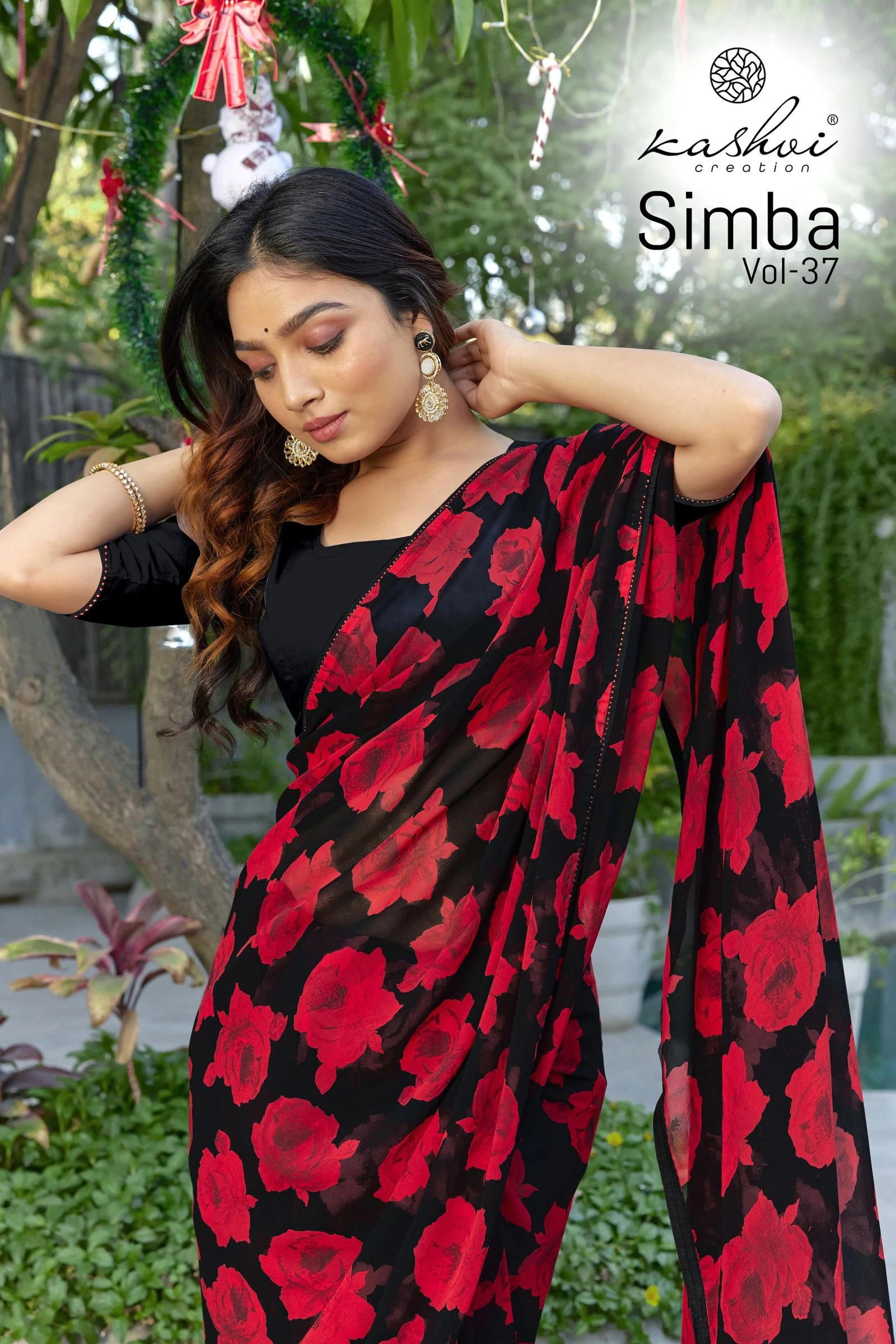 Kashvi Simba Vol 37 Georgette Printed Saree Collection
