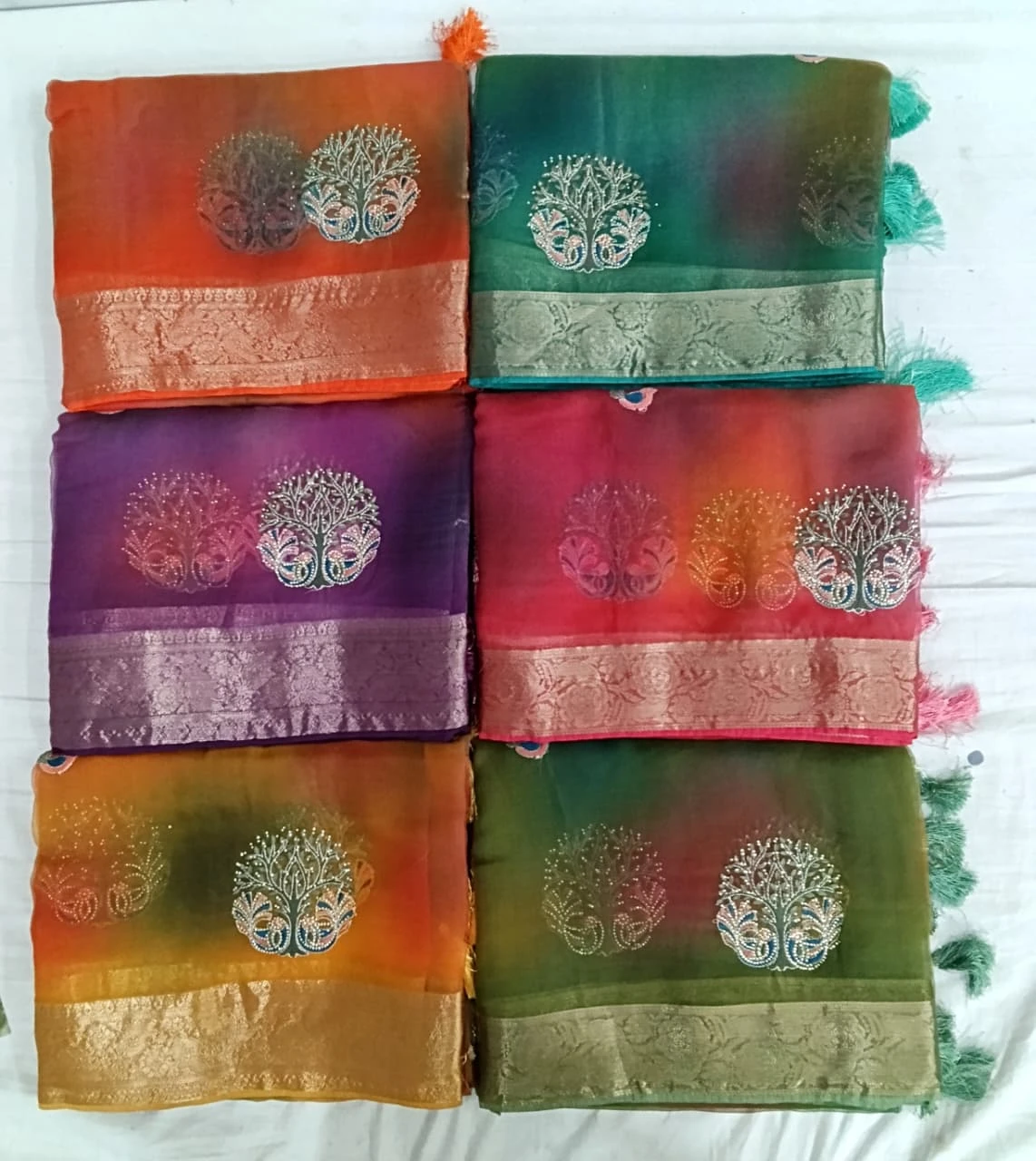 Lt Sudha Vol 1 Khadi Silk Embroidery Silk Saree Collection
