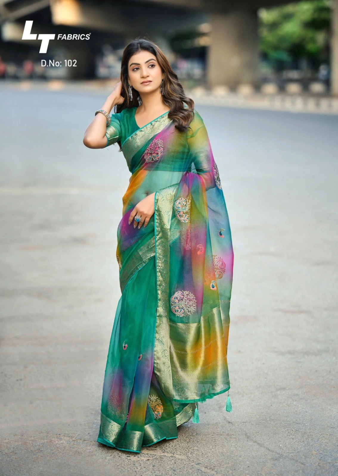 Lt Sudha Vol 1 Khadi Silk Embroidery Silk Saree Collection