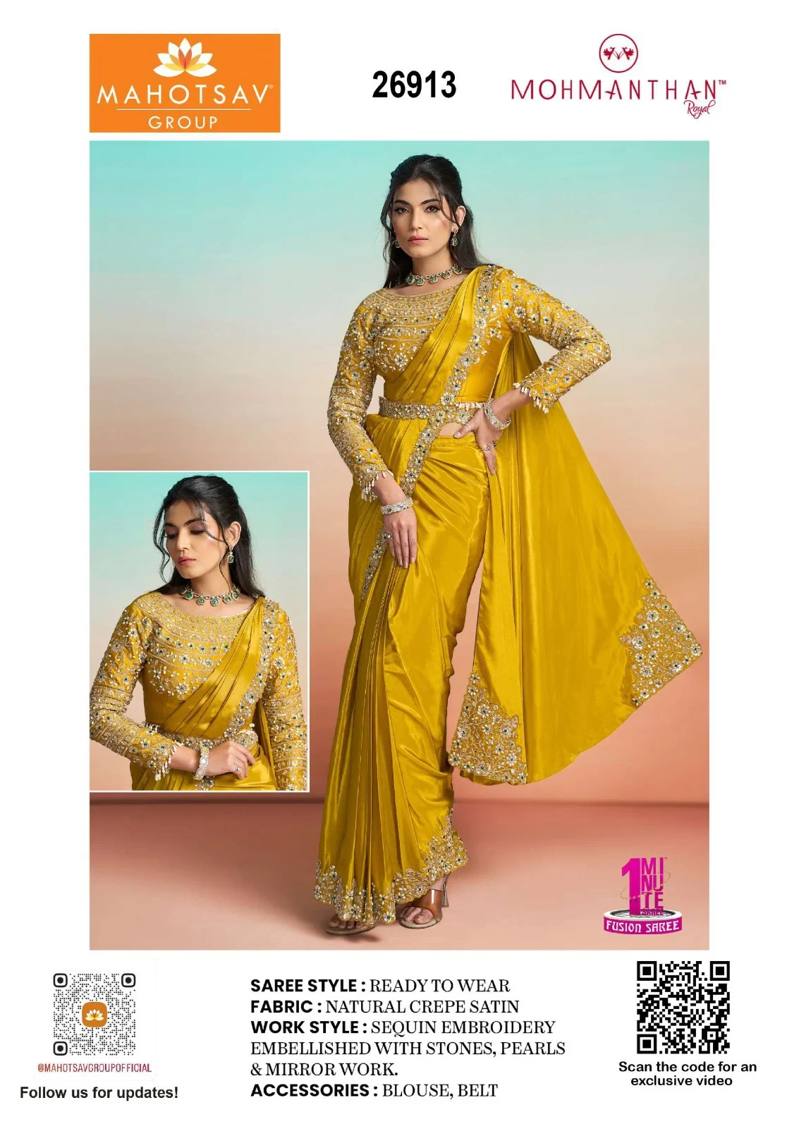 Mahotsav Mohmanthan 26900 It Girl Edit Tissue Silk Designer Saree Collecetion - Image 17