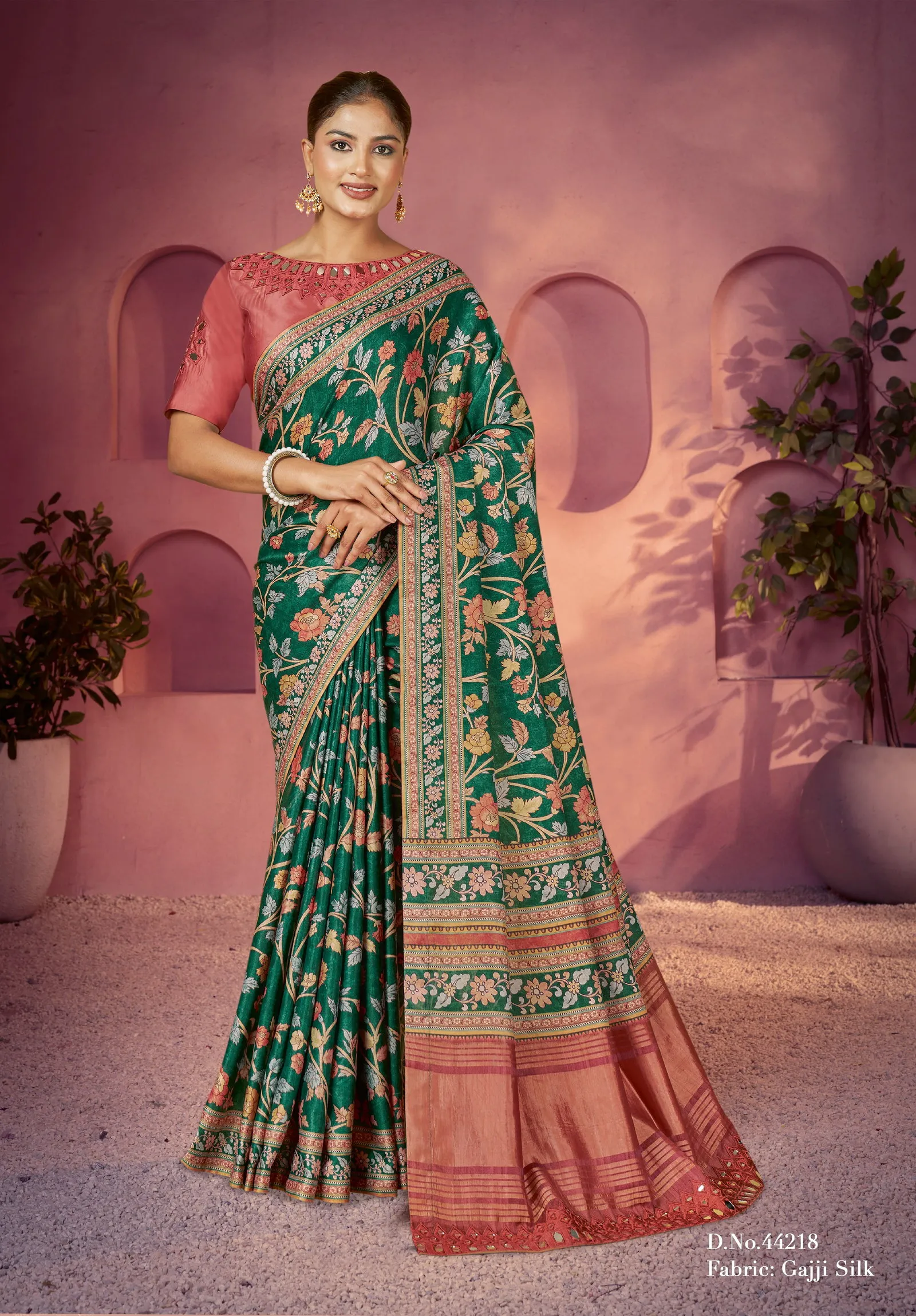 Mahotsav Norita 44200 Lehr Satin Silk Designer Saree Collection - Image 20