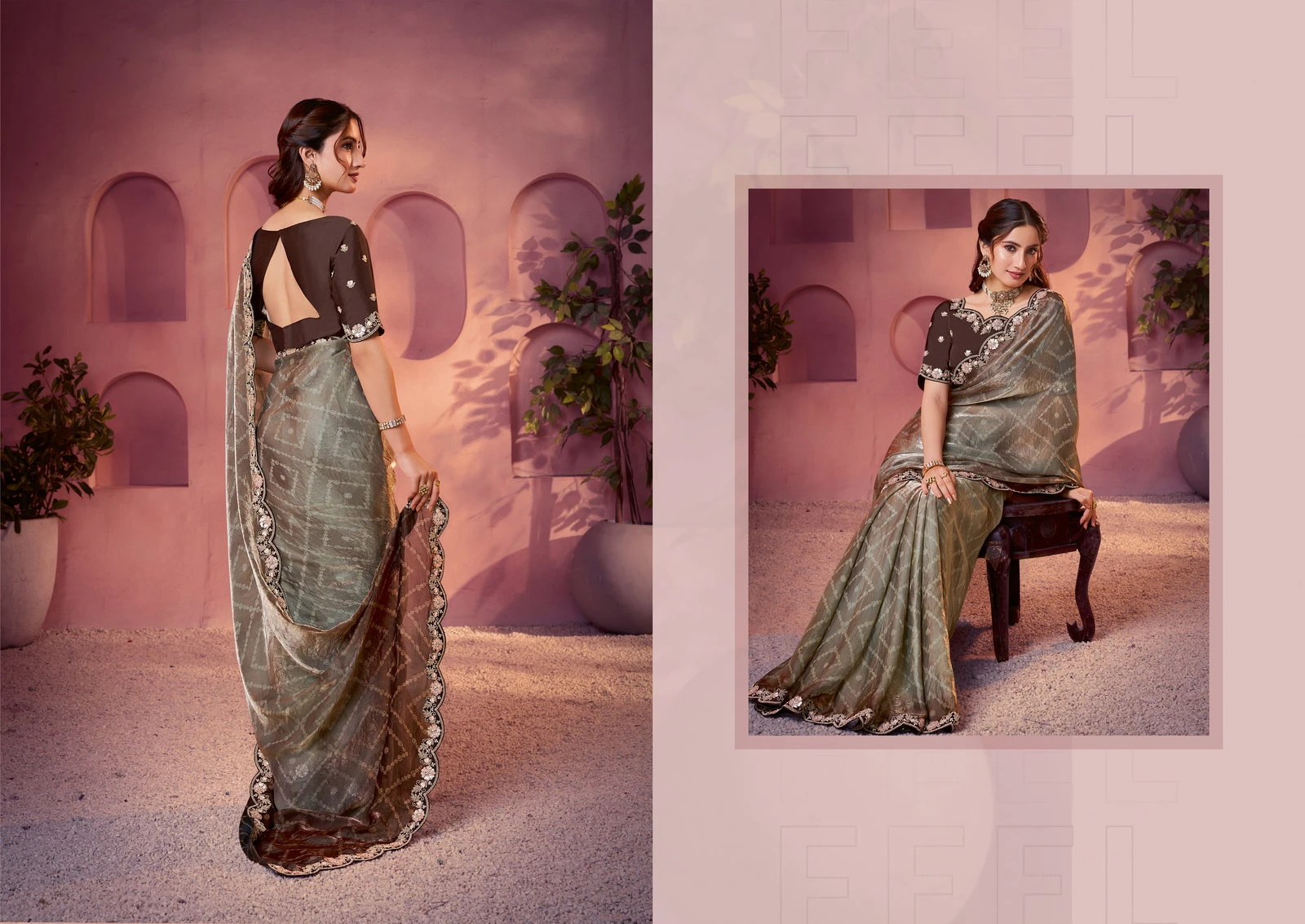 Mahotsav Norita 44200 Lehr Satin Silk Designer Saree Collection - Image 29