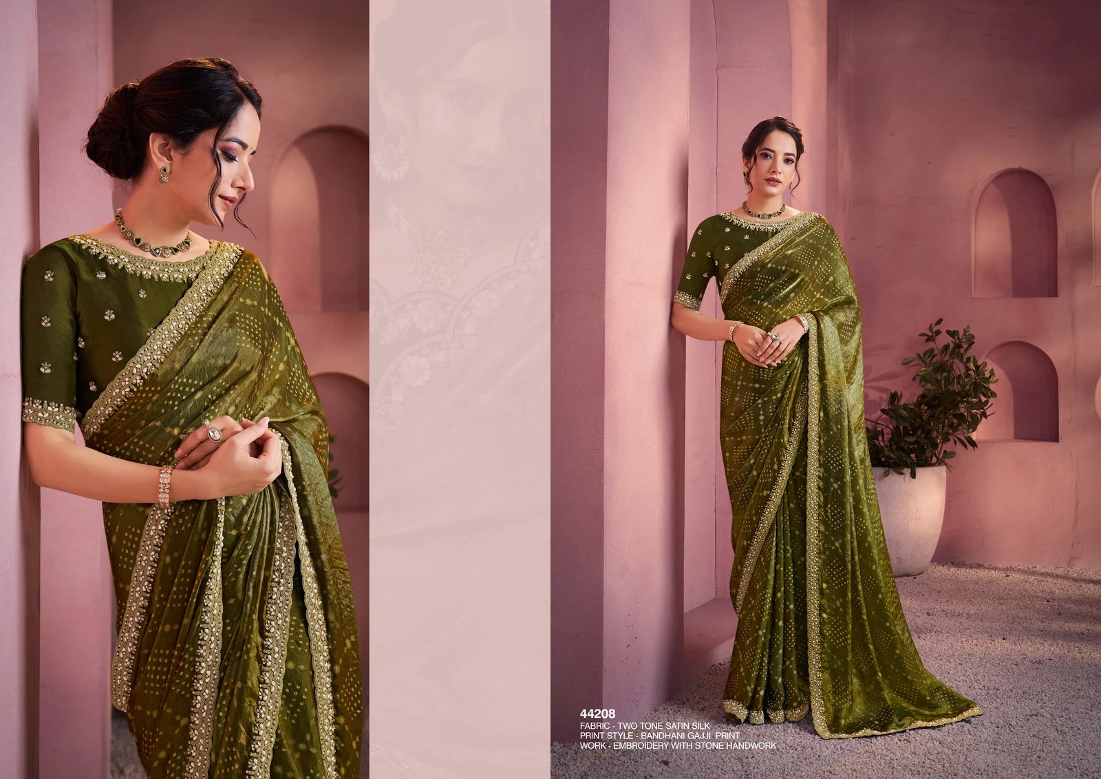 Mahotsav Norita 44200 Lehr Satin Silk Designer Saree Collection - Image 30