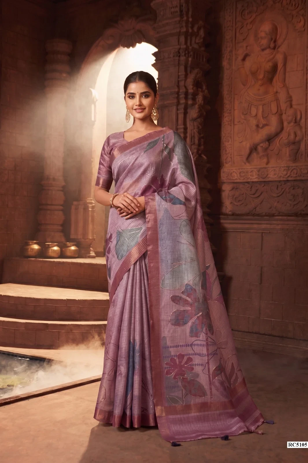 Mahotsav Rang Chatkila 5100 Phulkari Singora Zari Checks Silk Saree Collection