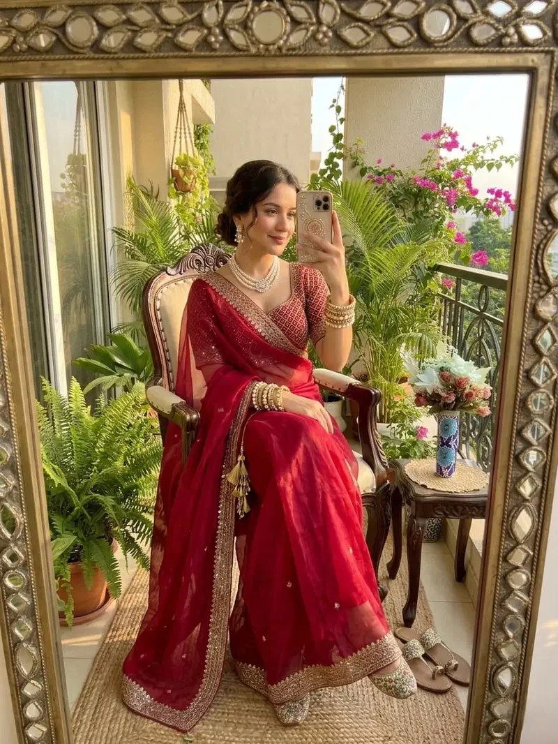 Mar 1 Tissue Embroidered Saree Collection