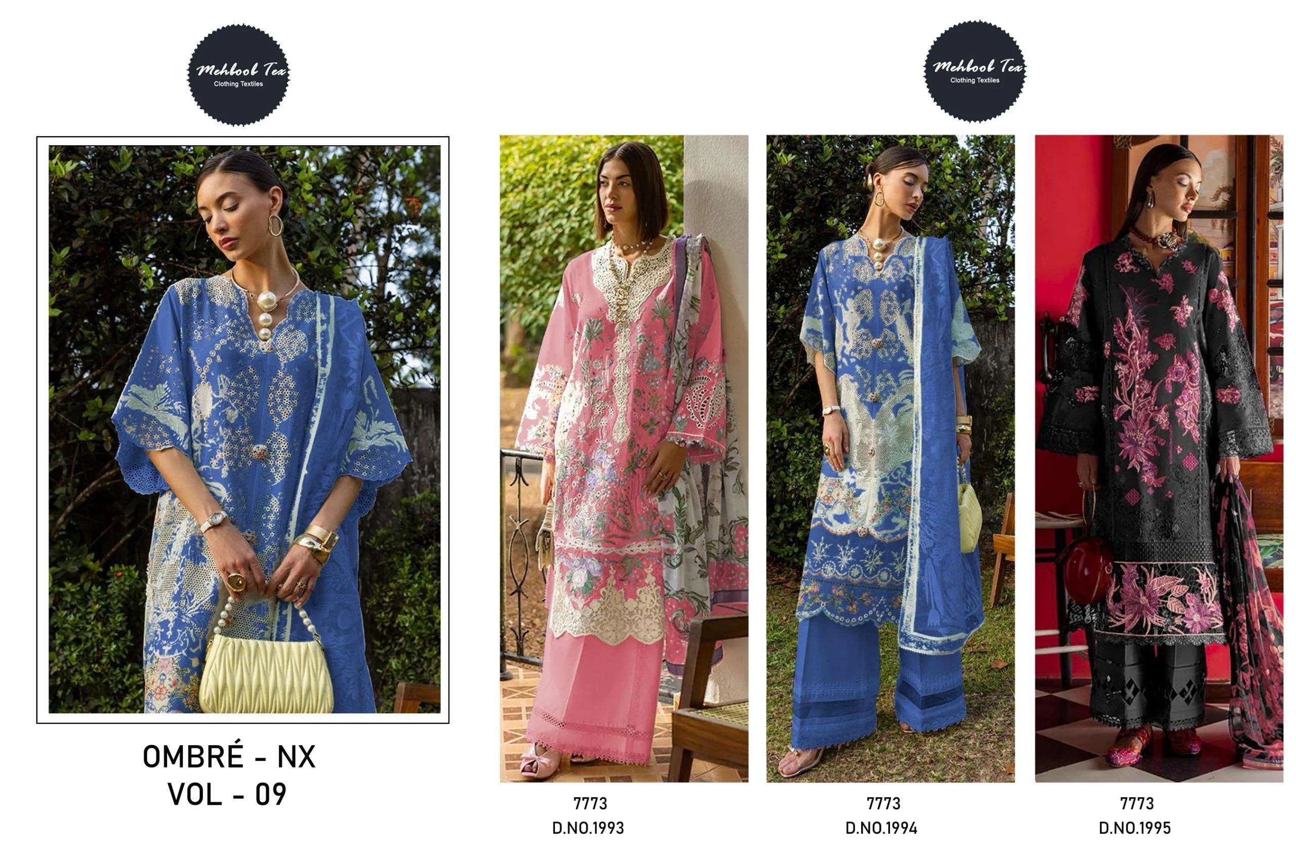 Mehboob Tex Ombre Nx Vol 9