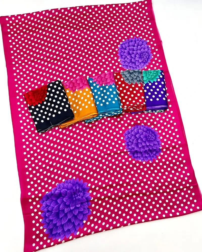 Pure Ajrakh 011 a to F Modal Satin Ajrakh Printed Saree