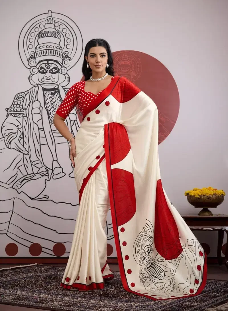 Pure Ajrakh Vol 20 Modal Satin Printed Saree Collection