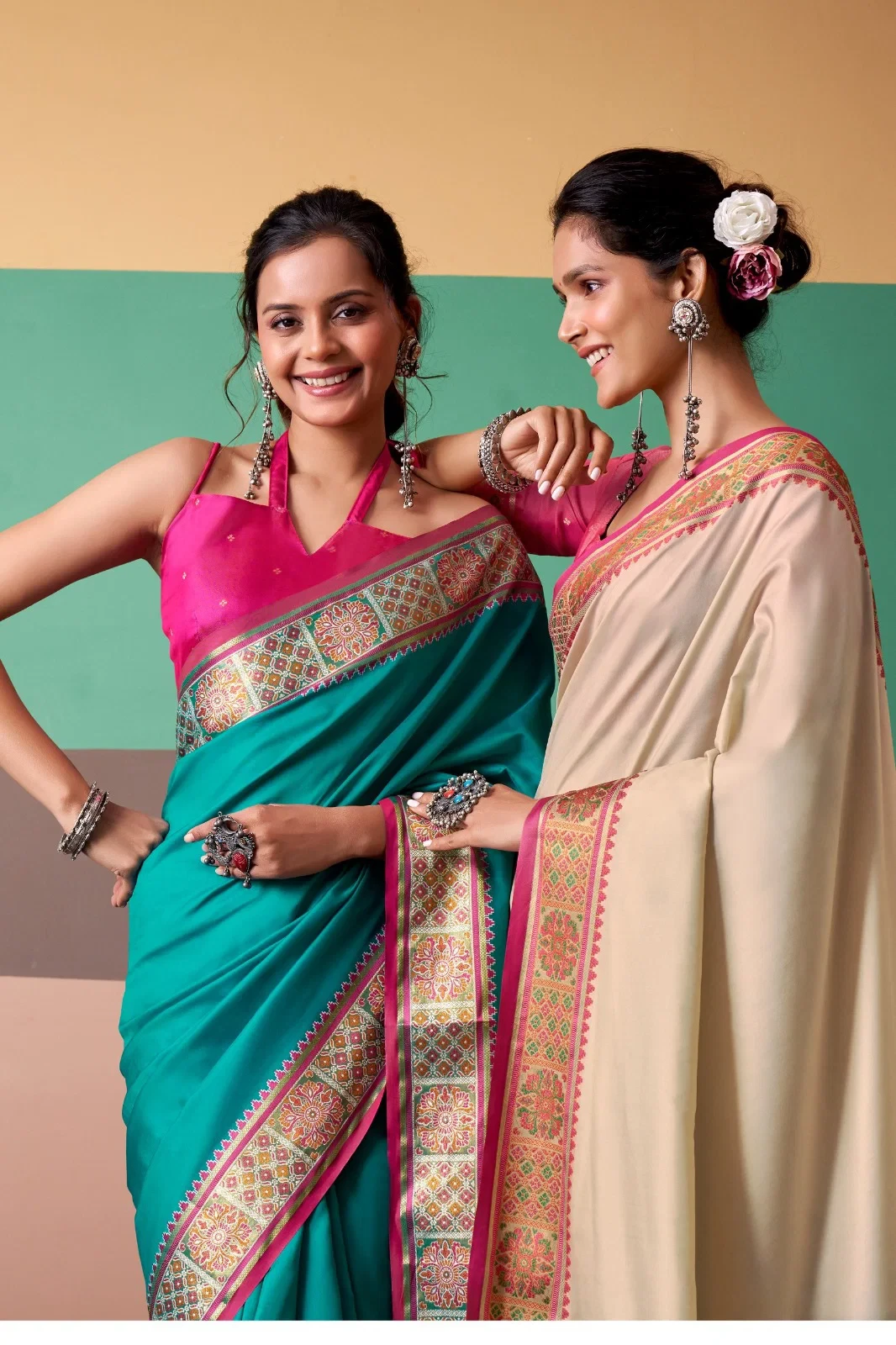 Rajpath Vrindavan Silk Vol 3 Patola Silk Party Wear Saree Collection