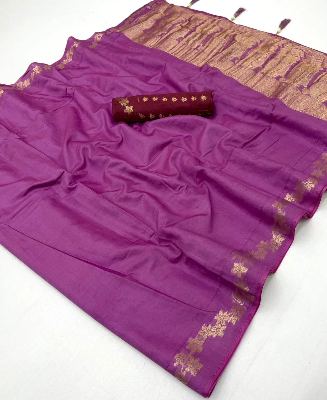 Rajyog Indu D No 01 to 08 Cotton Viscose Fancy Saree Collection
